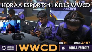 CR7 Horaa Reacts on Horaa Esports 11Kill WWCD😮 Nofear Interview after WWCD😍horaaesports cr7horaa [upl. by Nottus]