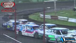 Madison Speedway WISSOTA Street Stock Heats 62423 [upl. by Marcell]