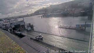 Isle of Man Douglas Outer Harbour TimeLapse  03112023 [upl. by Ecyrb]