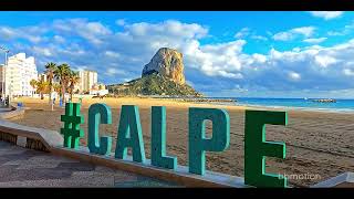 4k Beautiful Calpe 2022  Spain  Walking in the city Calpe [upl. by Renelle]