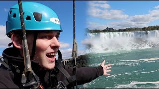 WE ZIPLINED ACROSS NIAGARA FALLS [upl. by Ainoval]