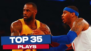 LeBron James Top 35 Plays  NBA Career Highlights [upl. by Bradleigh]