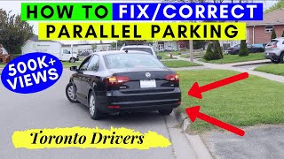 How to CORRECT PARALLEL PARKING  T❤P RATED Vide❤  STEP BY STEP METHOD  HOW TO PARALLEL PARK [upl. by Tedda]