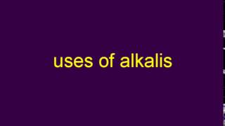 ACIDS ALKALIS uses NEW 2013 [upl. by Yeldahc313]