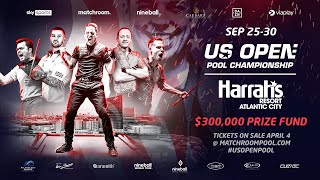 WATCH LIVE  2023 US Open Pool Championship  Table Two [upl. by Nissie289]