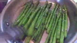 Panseared Asparagus with Lemon Balsamic and Parmesan [upl. by Orsay]