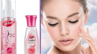 Dabur Gulabaari Rose Water ReviewToner for faceBest toner for dry skin [upl. by Rebmit]