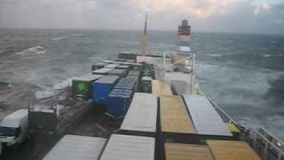 Storm on North Sea Part 1 [upl. by Arretal944]