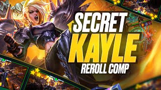 Rank 1 Secret Kayle Reroll Comp is Busted  TFT Patch 1324B [upl. by Leemaj930]