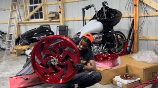 26” ROAD GLIDE BUILD [upl. by Nosro]