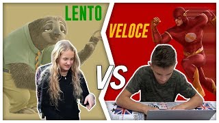 LENTI vs VELOCI  differenze by Lukas Ceci e Lisa [upl. by Ahsietal]