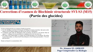 Corrections dexamen de Biochimie structurale SVI S3  Partie des glucides [upl. by Cailly]