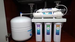 SimPure T1 5Stage Under Sink Reverse Osmosis Water Filtration System Installation Tutorial [upl. by Bundy]