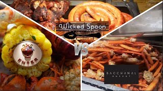 Las Vegas Buffet Battle Bacchanal vs Wicked Spoon vs Wynn Buffet Which buffet reigns supreme 🇺🇲 [upl. by Herschel954]