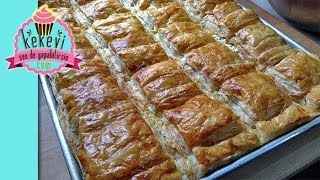 Yufkalı Tepsi Böreğini El Açması Böreğe Nasıl Çeviririz  Kekevi Börek Tarifleri [upl. by Taryne]