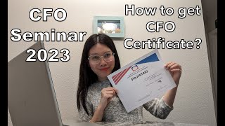 VLOG 11 MY CFO MANILA EXPERIENCE I HOW TO GET CFO CERTIFICATE cfo k1 visa [upl. by Fulbright284]