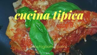 conchiglioni ripieni di melanzane e prosciutto alla Parmigiana [upl. by Anairotciv]