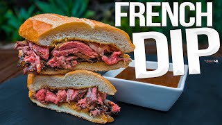 Ultimate French Dip Steak Sandwich  SAM THE COOKING GUY 4K [upl. by Artinak]