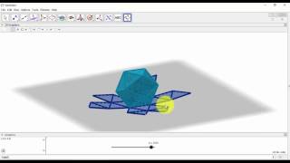 Icosahedron in Geogebra [upl. by Eizdnil]