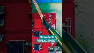 how to replace a micro usb charging port shorts youtubeshorts microusb [upl. by Neelrak]