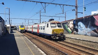 Treinen op station AntwerpenBerchem 1282022 [upl. by Wie]