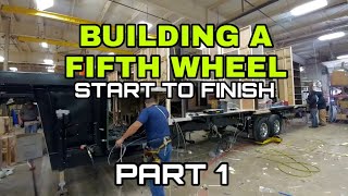 Building a Fifth Wheel RV Coachmen Fifth Wheel factory Tour Part 1 [upl. by Eyde]