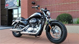 2018 HarleyDavidson Sportster 1200 Custom XL1200C│Test Ride and Full Review [upl. by Yroggerg733]