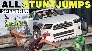 Using “Speedrun Patch” To Dominate Stunt Jumps Speedrun Challenge  5 [upl. by Cosenza72]