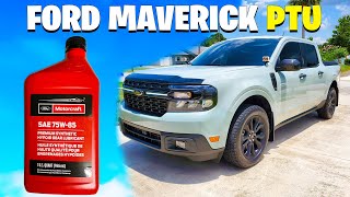 How to Change the Ford Maverick 2224 PTU Fluid [upl. by Irrek]