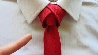 How to tie a tie  Tulip necktie knot tutorial [upl. by Dimphia]