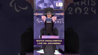 Sakin Khatun Gold medal match  Paralympics Weight lifting Highlights  JioCinema [upl. by Odraccir725]