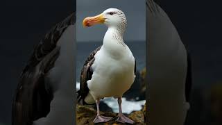 Albatross Bird Stock Video ai animals bird stockfootage albatrossbird birds shorts [upl. by Llednov]