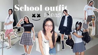 Back to school  Gợi ý outfit đi học basic những vẫn slay   Sweetpea 🌙 [upl. by Llerrac758]