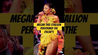 Megan Thee Stallion performance at the oscars  rap music hiphop megantheestallion shorts [upl. by Philender]