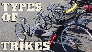 Different Types Of Recumbent Trikes Touring Trike to Racing Trike [upl. by Iak]