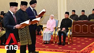 Malaysia PM Anwar reshuffles cabinet one year in [upl. by Ainesell]