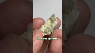 Rare Herderite Specimen from Skardu Pakistan 🇵🇰 [upl. by Eemla]