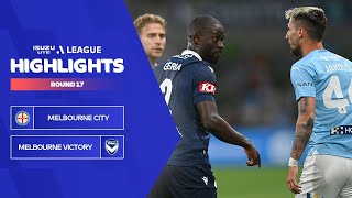 Melbourne City v Melbourne Victory  Highlights  Isuzu UTE ALeague 202324  Round 17 [upl. by Yrrehc]