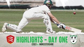 Highlights  DOliveira LEADS RECOVERY  Essex v Worcestershire Day 1 [upl. by Airdnax]