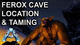 Ferox Locations and Cave Taming Ark Genesis Part 1 How to [upl. by Atiuqet]