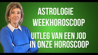 ASTROLOGIE WEEKHOROSCOOP BETEKENIS VAN EEN JOD IN DE GEBOORTEHOROSCOOP ASTROLOOG IRMA VAN DER WIJK [upl. by Nyllaf]