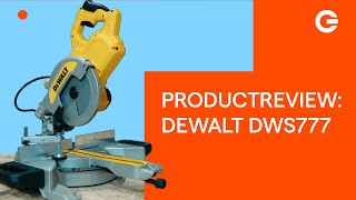 Product Review DeWalt DWS777 Afkortzaag  Gereedschapcentrum [upl. by Richmound]