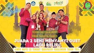 LOMBA MAPSI Menyanyi Duet Lagu AlHajrotu versi Nissa Sabyan SDN 06 KEDUNGWUNI X SDIT BAHRUL ULUM [upl. by Drida923]