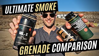 Smoke Grenade Comparison IWA Enola Gaye 18X and MilX [upl. by Reteip]