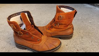 Angelus Tan Suede Dye Review How to Dye old UGG boots [upl. by Mori646]