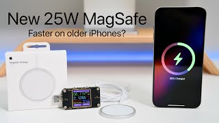 New MagSafe 25W Charger  Faster Than Expected on Old iPhone [upl. by Myer]