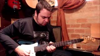 Guitar Vantage with David Gilmour Kit EMG DV20 and Fender Locking Tuners Luthier Sergio Grassi [upl. by Nere]