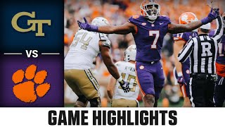 Georgia Tech vs Clemson Game Highlights  2023 ACC Football [upl. by Bently548]