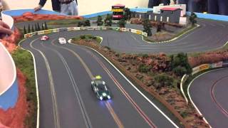 Slot Car Racing  Gully Racetrack [upl. by Enovi213]