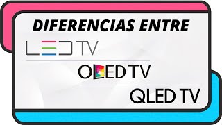 Diferencias entre las tecnologías de TV LED OLED y QLED  TV UHD 4K [upl. by Gnolb]